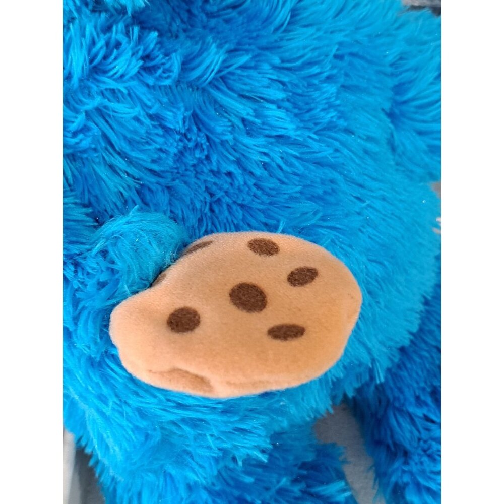 Rare Cookie Monster Plush Hand Puppet Fisher-Price 2008 Sesame Street 15" Toy - Picture 4 of 10